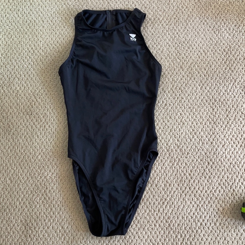 Black swimsuit by TYR. New but no tags.